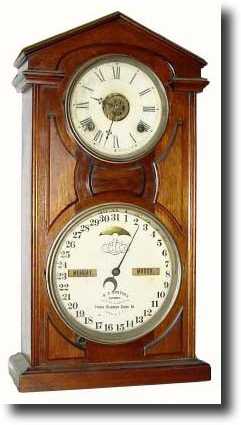 C.1871, Ithaca Clock Co., "No. 7 Shelf Cottage" double — Antique Clocks Price Guide