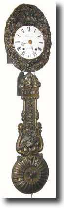 C.1875, French, Morbier 2- Weight prayer repeat wall clock — Antique Clocks Price Guide