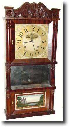 C.1832, C. and L.C. Ives, Triple Deck shelf clock — Antique Clocks Price Guide