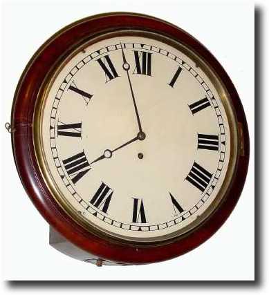 C.1900, English, Single Fusee Dial clock in good original condition, LESS pendulum. — Antique Clocks Price Guide
