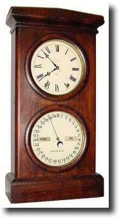C.1885, Seth Thomas, Parlor Calendar no. 3 in good condition, — Antique Clocks Price Guide