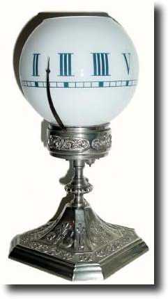 C.1890, French, Night Light clock in very good condition. — Antique Clocks Price Guide