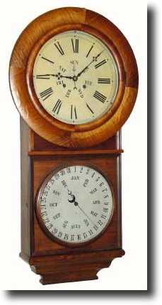 C.1878, Welch, Spring and Co., Round Head Regulator No. 2 (variant). — Antique Clocks Price Guide