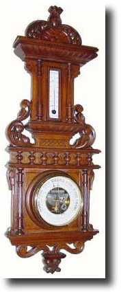 C.1900, French, Aneroid Wall Barometer, in excellent original condition. — Antique Clocks Price Guide