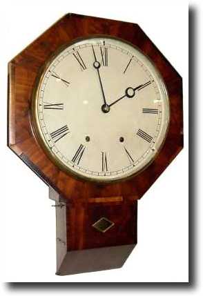 C.1850, Chauncey Jerome, New Haven, Conn, 8-day Fusee — Antique Clocks Price Guide