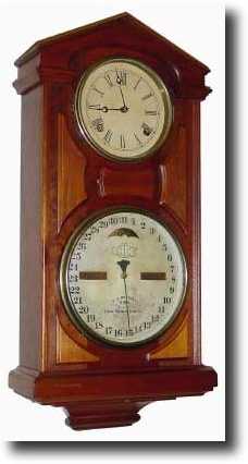 C.1875, Ithaca Calendar Clock Co., No. 7 Hanging Cottage, — Antique Clocks Price Guide