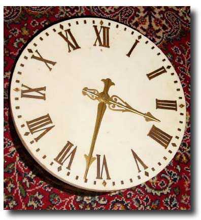 C.1908, Self Winding Clock Co., New York, "Marble Dial — Antique Clocks Price Guide