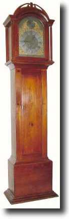 C.1795, A and C Edwards, Ashby, Mass, No. 127, wooden — Antique Clocks Price Guide