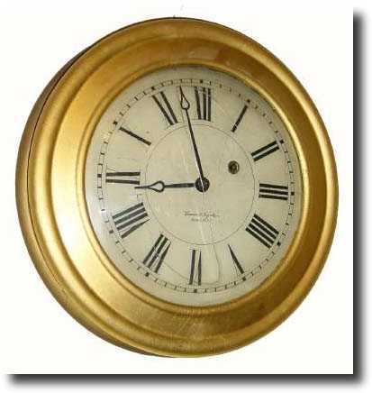 C.1852, Brewster and Ingrahams, Bristol, Conn. 8-day gallery timepiece. — Antique Clocks Price Guide