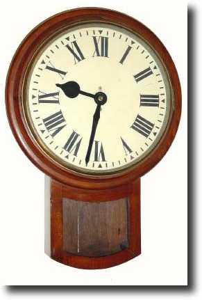 C.1935, English 8-day fusee Post Office wall timepiece. — Antique Clocks Price Guide