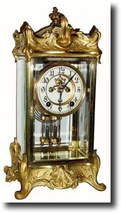 C.1911, New Haven THOREAU crystal regulator in excellent original — Antique Clocks Price Guide