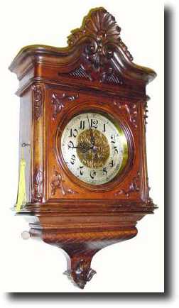 C.1895, German, Walnut Cartel Clock in the Second Baroque — Antique Clocks Price Guide