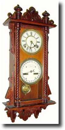 C.1891, Waterbury Calendar No. 36 in oak and in — Antique Clocks Price Guide