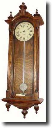 C.1885, E. Howard and Co., Boston, Regulator No. 59-6, in oak. — Antique Clocks Price Guide