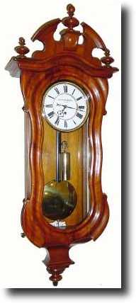 C.1860, Austrian, Dwarf Serpentine (full size dial), 1-wt — Antique Clocks Price Guide
