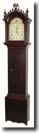 C.1810, Thomas and Hoadley, Plymouth, Conn, an excellent early tall case in original condition. — Antique Clocks Price Guide
