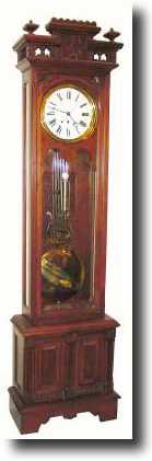 C.1900, Wm.L. Gilbert, "Regulator No. 9 (Standing)" This — Antique Clocks Price Guide