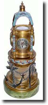 C.1880, French, large Nautical Theme clock from the Industrial — Antique Clocks Price Guide