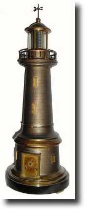 C.1885, French, Lighthouse Clock, with torsion pendulum, from the — Antique Clocks Price Guide