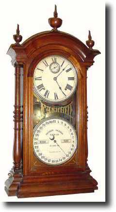 C.1880, Southern Calendar Clock Co., FASHION No. 4, — Antique Clocks Price Guide
