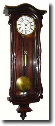 C.1860, Austrian, 1-Wt timepiece in a serpentine case. — Antique Clocks Price Guide