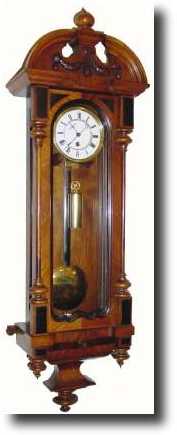 C.1880, Austrian, 1-Wt, Mini Time Only Vienna Regulator, — Antique Clocks Price Guide