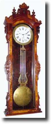 C.1885, Ansonia Regulator no. 14, less bottom. This clock merits — Antique Clocks Price Guide