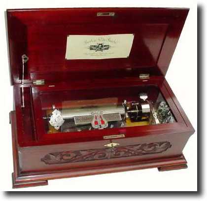 C.1890, Swiss, Mermod Freres, Inter-changeable cylinder music box (one — Antique Clocks Price Guide