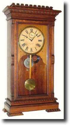C.1885, Wm L. Gilbert LATONA in walnut and in excellent original condition. — Antique Clocks Price Guide