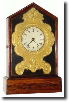 C.1845, Chauncey Jerome, New Haven, rare rosewood shelf clock — Antique Clocks Price Guide