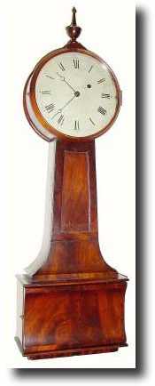 C.1840, L. Curtis, or Curtis and Dunning wall/shelf banjo — Antique Clocks Price Guide
