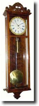 C.1835, Austrian 6-light Biedermeier, 1-weight regulator with — Antique Clocks Price Guide