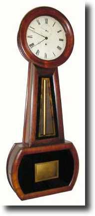 C.1840, B.D. Bingham, Nashua, NH, full size regulator — Antique Clocks Price Guide