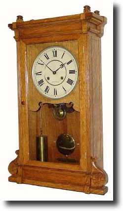 C.1886, Seth Thomas Clock Co., "Lincoln V.P." 8-day — Antique Clocks Price Guide