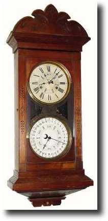 C.1887, Jerome and Co. (New Haven Clock Co.), "Dniester" walnut — Antique Clocks Price Guide