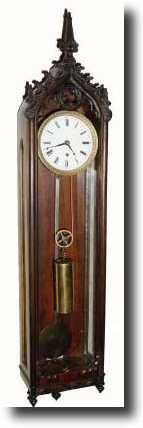 C.1999, Austrian, Reproduction Gothic Mini 1-weight in good — Antique Clocks Price Guide