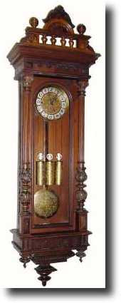 C.1890, Austrian, 3-Weight, Grand Sonnerie wall clock in — Antique Clocks Price Guide