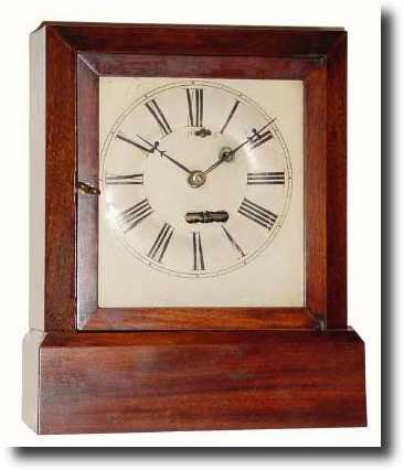 C.1853, Terryville Manufacturing Co., Terryville, Conn, bevel case cottage — Antique Clocks Price Guide