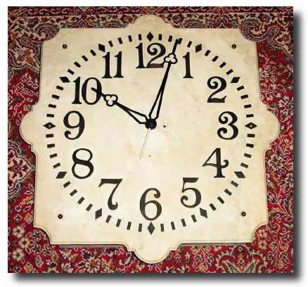 C.1915, E. Howard and Co., Boston, marble dial clock "No. 20", with 3 inch dial. — Antique Clocks Price Guide