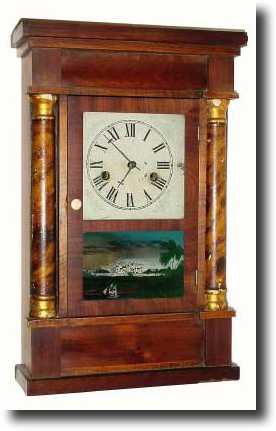 C.1855, Forestville Mfg. Co., J.C. Brown 30-hour miniature — Antique Clocks Price Guide