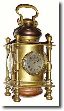 C.1890, French, Industrial Series, LANTERN clock. There is no — Antique Clocks Price Guide