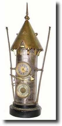 C.1890, French, Novelty Clock in the form of a — Antique Clocks Price Guide
