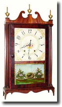 C.1825, Eli Terry and Sons, Plymouth, Conn, a Pillar and Scroll, — Antique Clocks Price Guide
