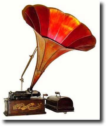 C.1905, Edison "Home" cylinder phonograph. This model is cosmetically — Antique Clocks Price Guide