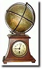 C.1900, German, 30 Hour Globe clock, as-found.
