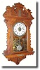 C.1890, Seth Thomas, Hanging Gingerbread clock in excellent+ condition.