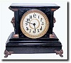 C.1886, Ansonia Clock Co., "La Duchesse", iron case mantel