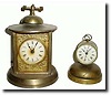 C.1880, Waterbury Clock Co, Unusual brass over tin case
