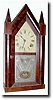 C.1848, Chauncey Boardman, Bristol, Conn. 30-hour fusee steeple clock,