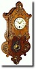 C.1880, German, Lenzkirch, Miniature Open Well walnut wall clock